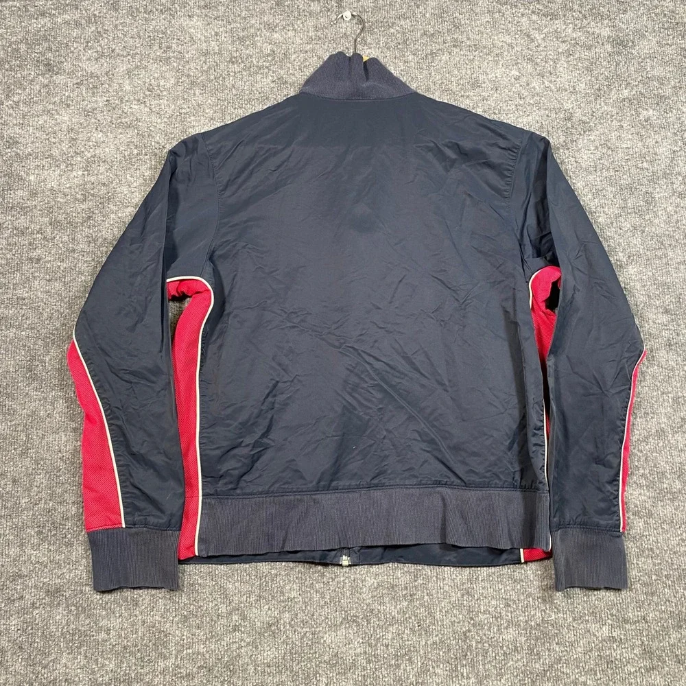 Nike Kids Navy Blue Red White Full Zip Track Jacket Windbreaker XL 18-20‎ 297311